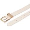 imageCalvin Klein Womens Metal Loop Slim 1 Inch Fashion Belt for Trousers Jeans DressesBone
