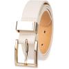 imageCalvin Klein Womens Metal Loop Slim 1 Inch Fashion Belt for Trousers Jeans DressesBone