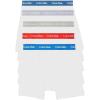 imageCalvin Klein Mens Cotton Classics 5Pack TrunkWhite Bodies W Ocean Hue Tuscan Terra Cotta Gre