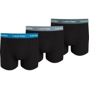 imageCalvin Klein Mens Micro Stretch 3pack Low Rise TrunkB Vivid Bl  Arona  Sageb Grn Wbs