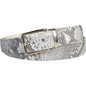 imageCalvin Klein Womens TwoinOne Reversible Dress Casual Belts for Jeans Trousers and DressesGreyWhite Dress