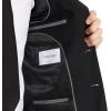 imageCalvin Klein Mens Slim Fit Suit Separates Jacket and Pants Sold SeparatelyMidnight Black