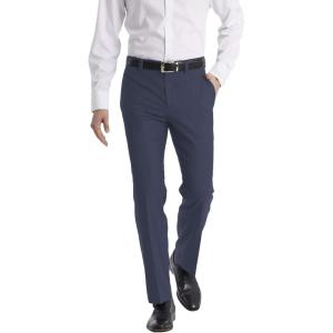 imageCalvin Klein Mens Modern Fit Dress Pants  Suit Pants for Men  Performance Stretch Fabric Flat Front ReadytoWearBlue