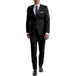 imageCalvin Klein Skinny Fit Mens Suit Separates with Performance Stretch Fabric Black 30W x 30L