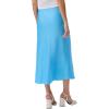 imageCalvin Klein Womens Matte Satin Midi SkirtEthereal Blue