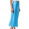 imageCalvin Klein Womens Matte Satin Midi SkirtEthereal Blue