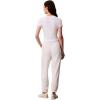 imageCalvin Klein Womens Monogram Logo JoggersWhite Greige