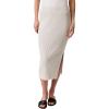 imageCalvin Klein Womens Cotton Rib Midi SkirtLight Grey