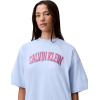 imageCalvin Klein Jeans Womens Boxy Varsity TShirtBlue
