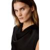 imageCalvin Klein Jeans Womens Satin Cowl Neck BlouseBlack