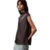 imageCalvin Klein Jeans Womens Satin Cowl Neck BlouseGrey