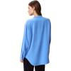 imageCalvin Klein Womens Crepe Relaxed ButtonDown ShirtBlue Foil