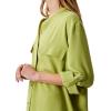 imageCalvin Klein Womens Crepe Relaxed ButtonDown ShirtDark Citron