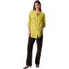imageCalvin Klein Womens Crepe Relaxed ButtonDown ShirtWarm Olive