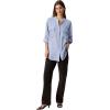 imageCalvin Klein Womens Crepe Relaxed ButtonDown ShirtZen Blue