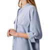 imageCalvin Klein Womens Crepe Relaxed ButtonDown ShirtZen Blue
