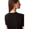 imageCalvin Klein Womens Monogram Logo Crewneck TShirtBlack