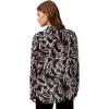 imageCalvin Klein Womens Printed Classic ButtonDown ShirtBlack Print