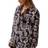 imageCalvin Klein Womens Printed Classic ButtonDown ShirtBlack Print