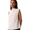 imageCalvin Klein Womens Satin High Neck Tank TopAntique White