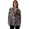 imageCalvin Klein Womens Printed Classic ButtonDown ShirtBlack Print