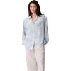 imageCalvin Klein Womens Printed Classic ButtonDown ShirtSurf Blue