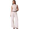 imageCalvin Klein Womens Textured Knit Mock Neck TopAntique White