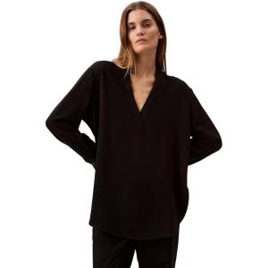 imageCalvin Klein Jeans Womens Relaxed V Neck BlouseBlack