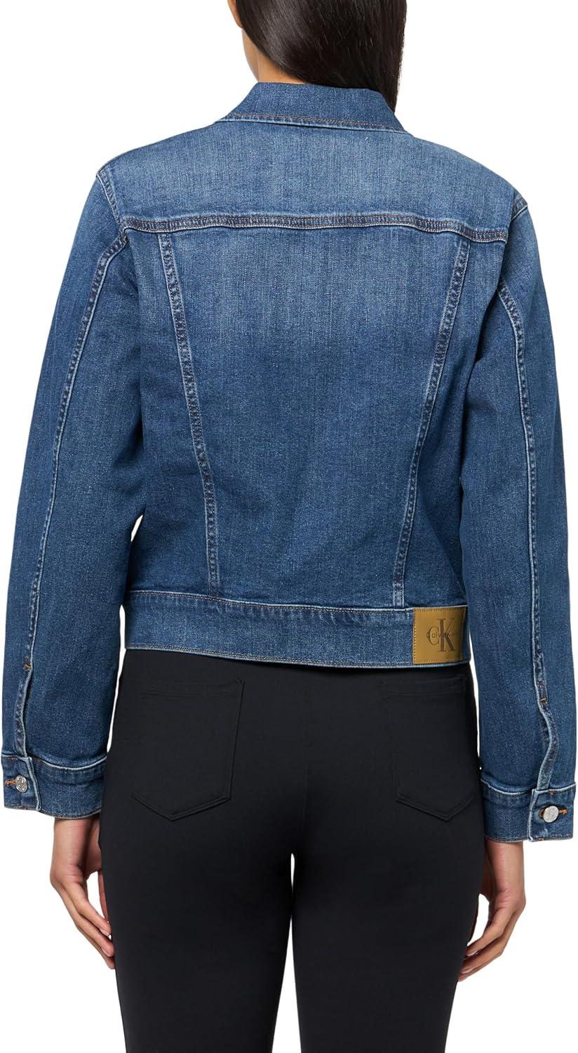 imageCalvin Klein Womens Classic Denim Trucker JacketMedium Sky