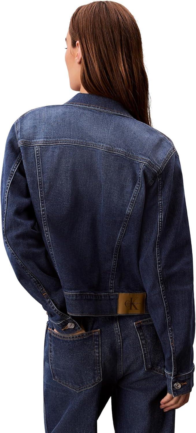 imageCalvin Klein Womens Classic Denim Trucker JacketMedium Sky