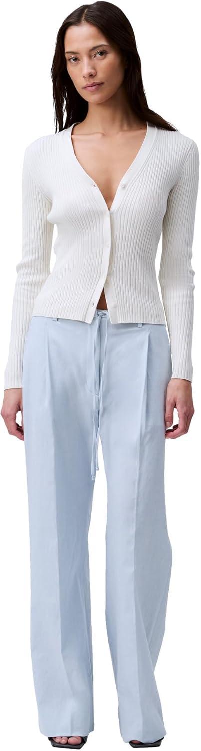 imageCalvin Klein Womens Cotton Rib CardiganTofu