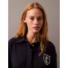 imageCalvin Klein Jeans Womens Logo Crest Polo Mini DressBaritone Blue