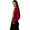 imageCalvin Klein Womens Monogram Logo Mockneck SweaterMagenta Jewel
