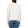 imageCalvin Klein Womens Monogram Logo VNeck SweaterChalk