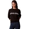 imageCalvin Klein Womens Logo Mockneck SweaterBlack