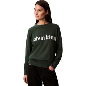imageCalvin Klein Womens Logo Mockneck SweaterSycamore