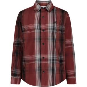 imageCalvin Klein Boys Long Sleeve Woven ButtonDown ShirtAndorra Plaid