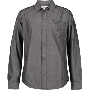 imageCalvin Klein Boys Long Sleeve Woven ButtonDown ShirtBlack Herringbone