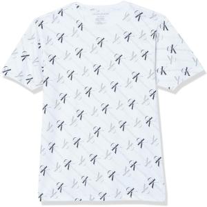 imageCalvin Klein Boys Short Sleeve Fashion Graphic Crew Neck TShirt Comfortable Relaxed FitAngled Ck White Eb25