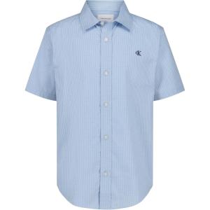 imageCalvin Klein Boys Short Sleeve Woven ButtonDown ShirtProvence Grid