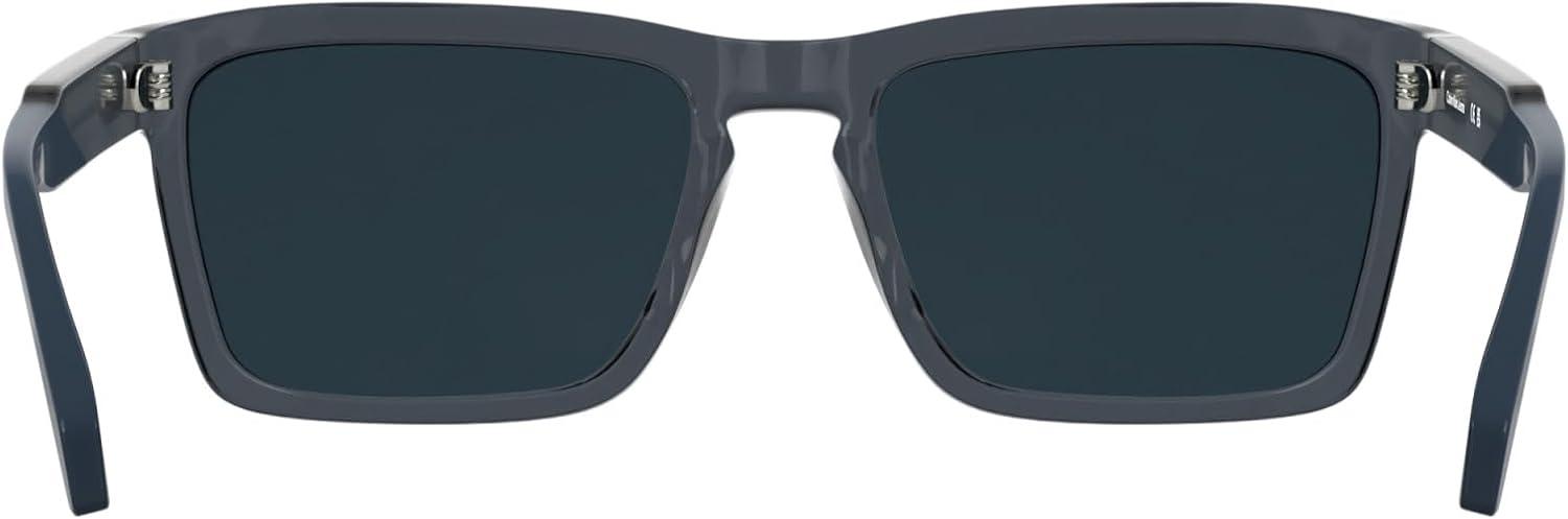 imageCALVIN KLEIN JEANS Mens CKJ25617S Rectangular Sunglasses Transparent Blue One Size