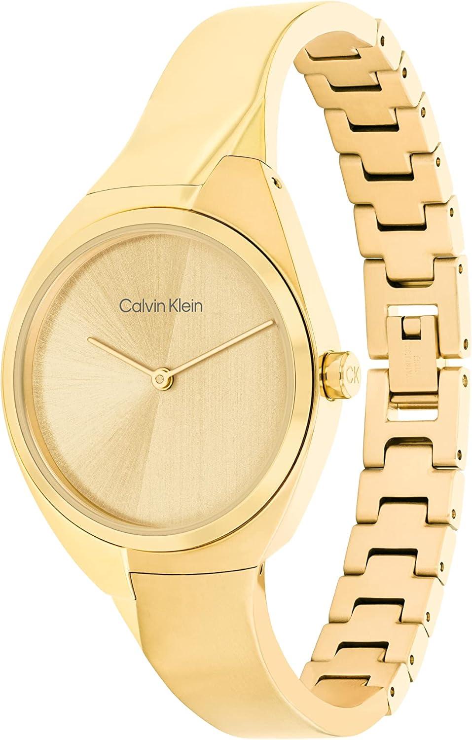 imageCalvin Klein Charming Womens Quartz WatchGold Plated