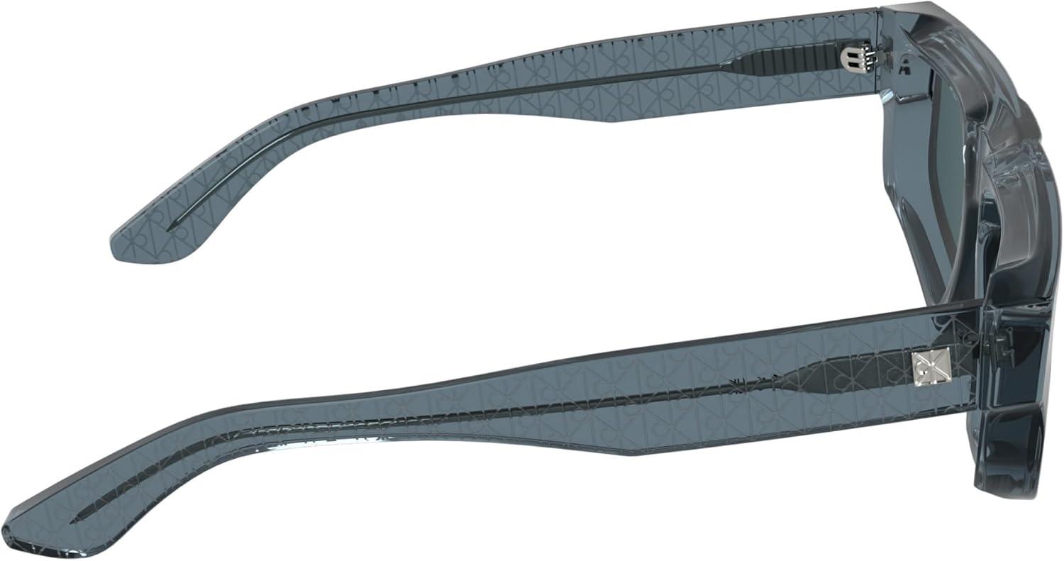 imageCalvin Klein Ck25539s Rectangular SunglassesTransparent Blue