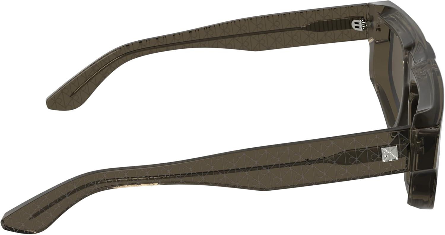 imageCalvin Klein Ck25539s Rectangular SunglassesTransparent Brown