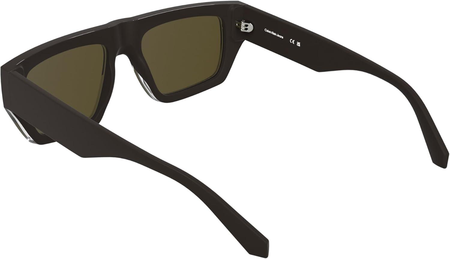 imageCalvin Klein Jeans Ckj25619s Rectangular SunglassesBrown