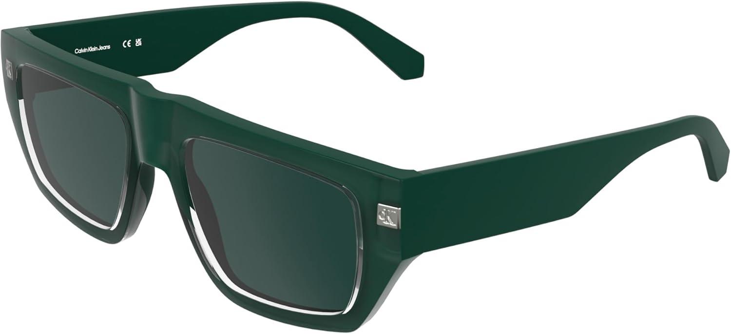 imageCalvin Klein Jeans Ckj25619s Rectangular SunglassesGreen
