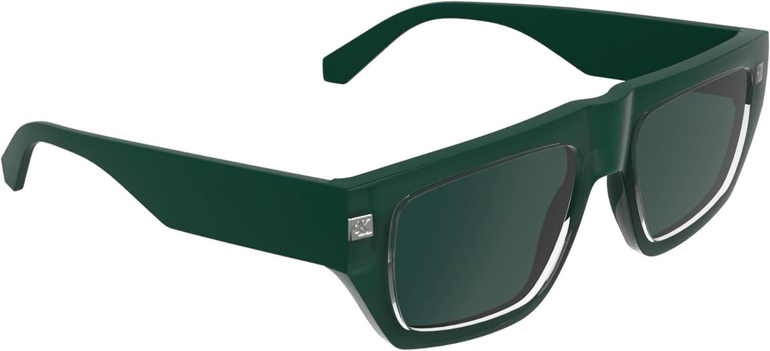 imageCalvin Klein Jeans Ckj25619s Rectangular SunglassesGreen