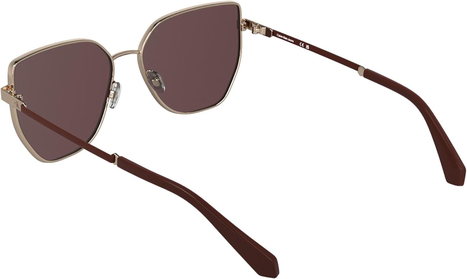 imageCalvin Klein Jeans Womens Ckj25209s Rectangular SunglassesRose Gold