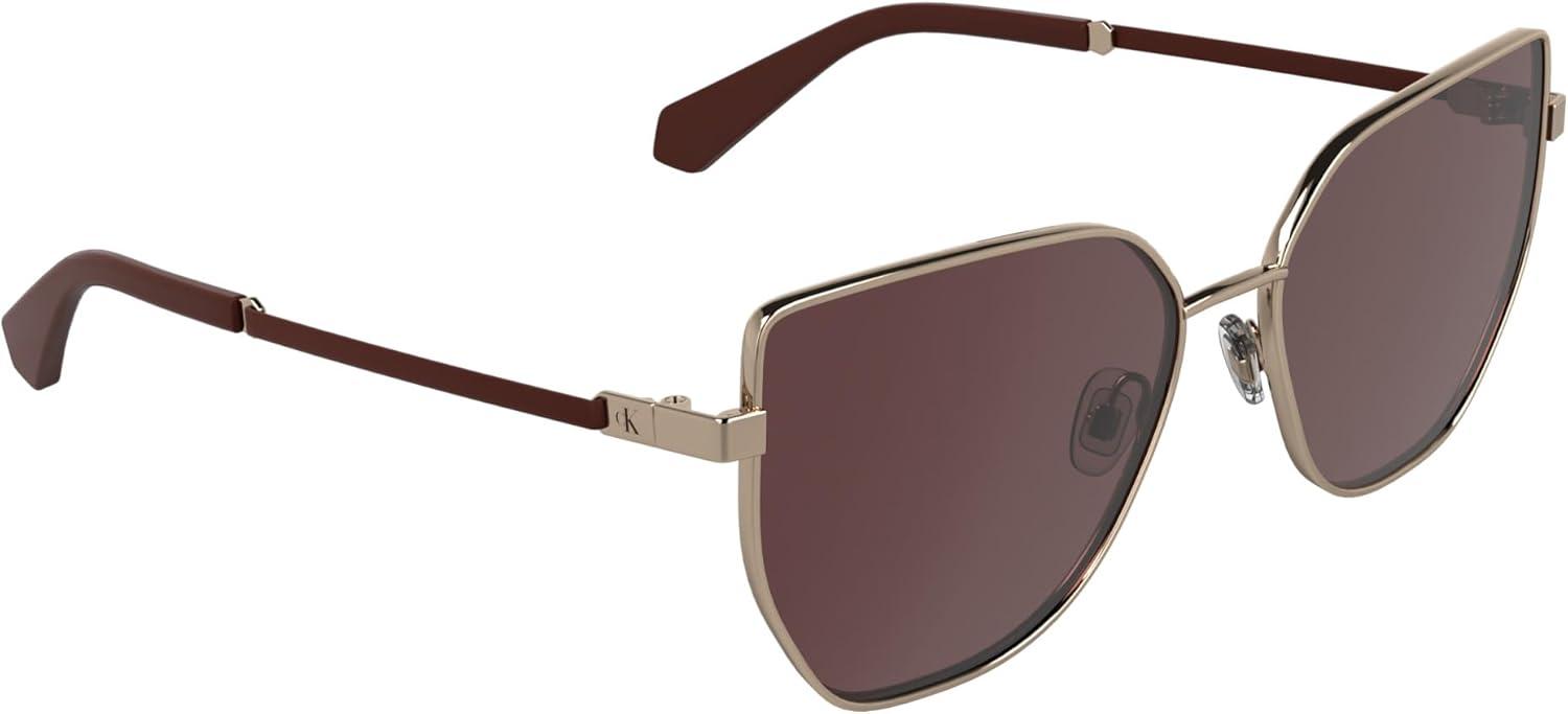 imageCalvin Klein Jeans Womens Ckj25209s Rectangular SunglassesRose Gold