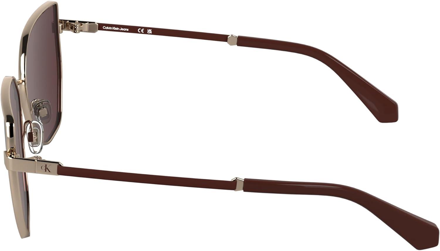 imageCalvin Klein Jeans Womens Ckj25209s Rectangular SunglassesRose Gold